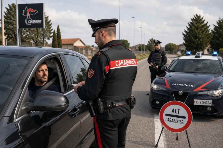 posto di controllo carabinieri